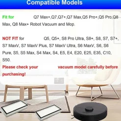 Hot Filterersättning Kompatibel för Roborock Q7 Max+, Q7, Q7+, Q7 Max, Q5 Pro+, Q5 Pro, Q8 Max, Q8 Max+ Robo