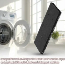 Online Filterset för torktumlare till Whirlpool - 4-pack kompatibla 481010716911_Billiga Gåvor Black