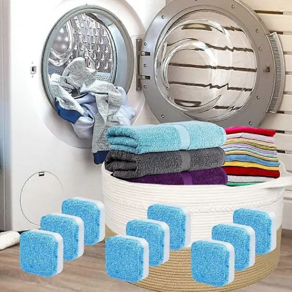 Online Finally Fresh Tvättmaskinsrengöring Vit Räkna Pulver 2 lådor