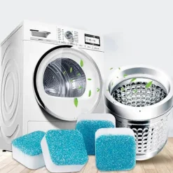 New Finally Fresh Tvättmaskinsrengöring Vit Räkna Pulver 12/24/36 ST (FMY) blue 12PCS