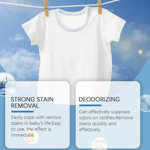 Discount fläckborttagare för babykläder