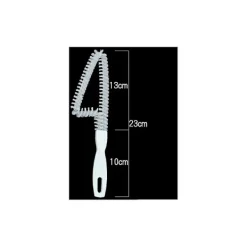 Flersyftande fönster- eller skjutdörrrengöringsborste, vit