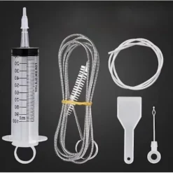 Best Flexibel diskbänksborste för avloppsrensning Kylskåpsavloppsrensare Rengöringsverktygssats Handfatrengöringsborste för hemkylskåp