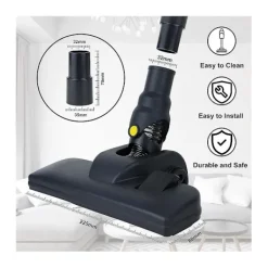 Hot Flexibelt dammsugarmunstycke Universal 32 mm/35 mm med dammsugaradapter, Bekvämt dammsugartillbehörsset