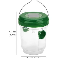 Discount Fällor för solcellsgetingar med LED-ljus, insektsfällor, anti-insektsfångare honungsfälla bin getingar myggor Drosophila för inomhus utomhusträdgård | Fyndiq