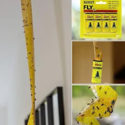 Hot INF Flugfälla flugfångare flugpapper rulle 16-pack