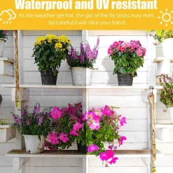 New INF Flugfälla flugfångare flugpapper rulle 8 st