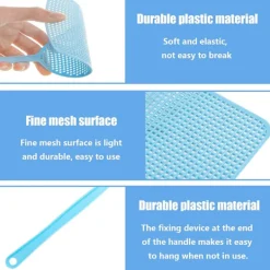Online Flugfångare, 3 st plastflugfångare, manuell flugfångare för att avvisa flugor, myggor, insekter (blå, grön, rosa)