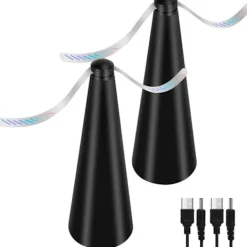 Outlet Flugfångare, 2-pack automatisk flugfångare, mot flugor och annat, för bordet, uteplatsen och restaurangen