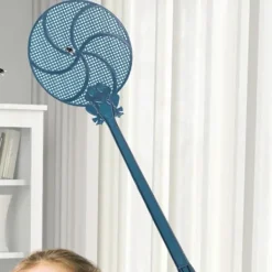 Outlet Flugsmälla för utomhusbruk | Handhållen flugsmälla med långt handtag för inomhusbruk - Förtjockad