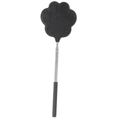 Hot Flugsmälla Utdragbart Långt Handtag Handflatsform Kraftig Lättvikt Bred Finmaskig Inomhus Utomhus Manuell Flugsmällare_Supergåva Blue