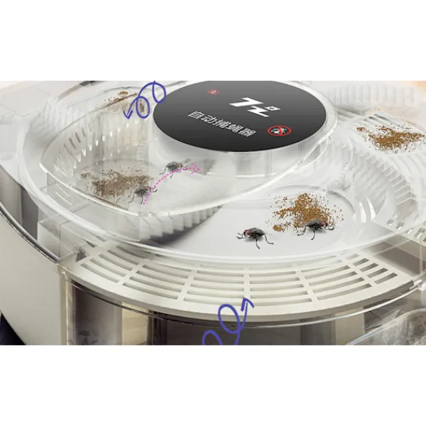 Hot AVANA Flugsnappa Flycatcher Automatisk Elektrisk Flugsnappa -360° Fånga Fluga