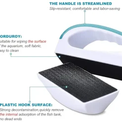 Sale Flytande skrapa magnetisk rengöringsskrubb akvarium glasalger C