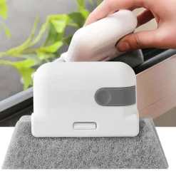 Best Fönsterfåra Rengöringsborste 2 i 1 Avtagbar Handhållen Spår Spalt Rengöringsverktyg