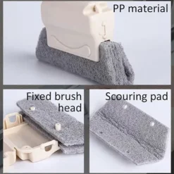 Online Fönsterfåra Rengöringsborste, Magisk Fönster Spår Rengörare, Fönsterbräda Rengöringsverktyg, Fönster Spår C