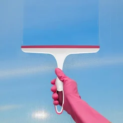 Outlet Fönsterputs, duschputs, glasrengöring gummiskrapa, plast rengöringsskrapa spegel, badrum, fönster, golv, glas, 2 st