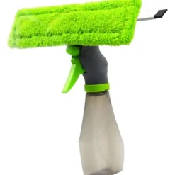 Best Fönsterputsare, 3-i-1 Mikrofiberdukspad och Duschsqueegee med Sprayflaska, Fönsterputsningsutrustning