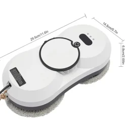 Best Fönsterputsningsrobot, Automatisk vattenspray Fönsterputsrobot 2800Pa Stark sugkraft Smart fönsterputsare, Fjärrkontroll Fönsterputsrobot