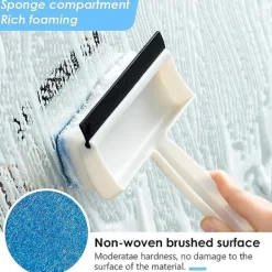 Best Fönsterrengöringsborste Mikrofiber Rakel Fönsterskrubber, Professionell Fönsterrengöring Kombifönster Kombifönsterskrubber för Badrumsgolv/Väggplattor | Fyndiq