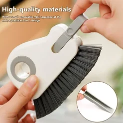 Clearance Fönsterrengöringsborste Spår - 2 i 1 Multifunktionellt Handrengöringsverktyg för Fönsterdörrar och Hörn för Kök Badrum Dörrrengöringsverktyg S