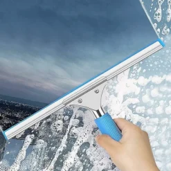 Fönsterrengöringskit, fönsterskrapa och mikrofiberduk, duschskrapa med gummiläpp, fönsterrengöringsverktyg, aquablade skrapa 35cm