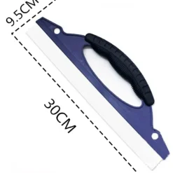New Fönsterskrapa - Fönsterrengöringsutrustning - Fönsterskrapa - Bilfönsterskrapa - Anti-repa - Ergonomiskt handtag - 30 x 9 cm - Plast och Silikon