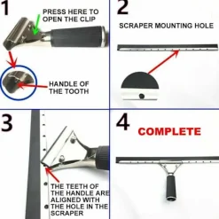 Sale Fönsterskrapa 25/35/40/45cm Glasrengörare 45CM 45cm 45cm 45cm