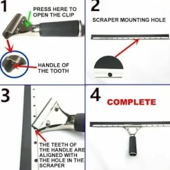 Best Fönsterskrapa 25/35/40/45cm Glasrengörare 35CM 35cm
