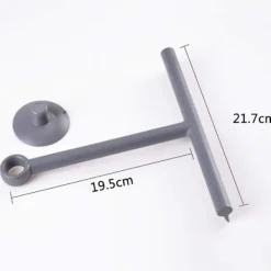 Fönsterskrapa Glasrengöringstorkare med sugkoppskrok, Duschskrapa Silikonblad, för badrum, kök, spegel, fönster