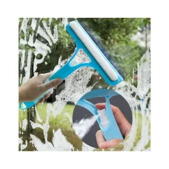 Discount Fönsterskrapa med borste - Spol- och tvättfunktion