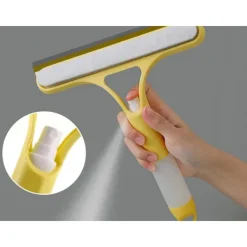 Discount Fönsterskrapa med borste - Spol- och tvättfunktion