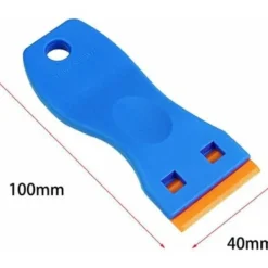 Hot Fonepro 1 st Plastskrapa för att Ta Bort Fönsterdekaler, Klistermärken och Etiketter, Blå