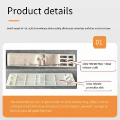 Formiatsyrabehandling av Varroa-kvalster Slow-Release Device Beehive Mite Treatment Tools Biodling Eq