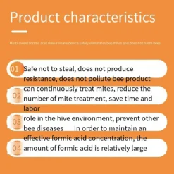Formiatsyrabehandling av Varroa-kvalster Slow-Release Device Beehive Mite Treatment Tools Biodling Eq