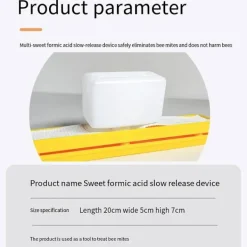 Formiatsyrabehandling av Varroa-kvalster Slow-Release Device Beehive Mite Treatment Tools Biodling Eq