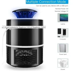 Discount Unbranded Fotokatalytisk Mygglampa Artificiell Mygglampa Svart