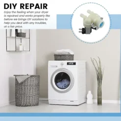 Best FPS135-270G 0024000126B Vatteninlopp Dubbelventil Solenoidventil för Automatisk Trummaskin