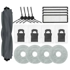 Outlet unbranded För Bot L10s Plus Robotdammsugare Delar Tillbehör Huvudsidoborste Hepa Filter Moppduk Dammpåse Ers As Shown