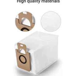 För Dreame Bot D10s Plus/D9 Plus Robotdammsugare Reservdelar Huvudborstar Sidoborstar Moppdukar HEPA-filter