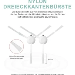 För Dreame D9/D9 Max L10 Pro Dammsugare Delar Huvudborste Sidoborste Hepa Filter Ersättningsreservdelar