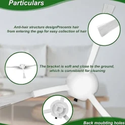 För Dreame L10s Ultra / L10 Ultra Robotdammsugare Huvudsidoborste Hepa-filter Moppduk Dammpåse B