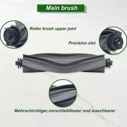 För Dreame L10s Ultra / L10 Ultra Robotdammsugare Huvudsidoborste Hepa-filter Moppduk Dammpåse B