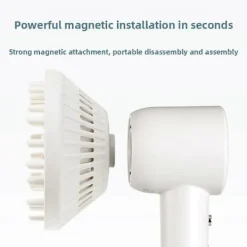 Hot För Glans och Härlighet Hårtork Diffusermunstycke Vit