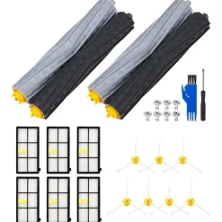 Best För iRobot Roomba 860 865 870 880 896 960 966 971 976 980 981 Robotdammsugare Huvudborste Sidoborste Hepa Filter Delar