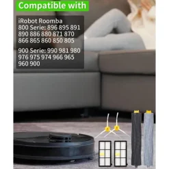 Best För iRobot Roomba 860 865 870 880 896 960 966 971 976 980 981 Robotdammsugare Huvudborste Sidoborste Hepa Filter Delar