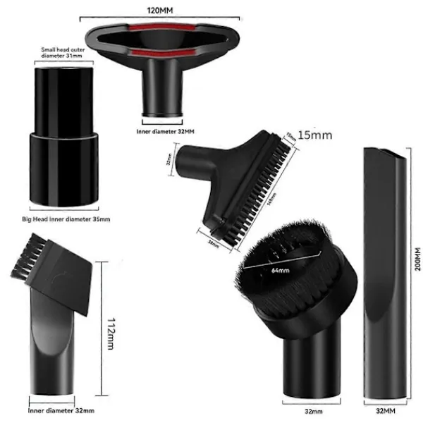 Clearance NICEGOU För Kärcher NT18 Dammsugarmunstycke Spaltverktyg för Standard Slang