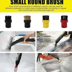 Online FMYSJ För Kärcher SC1 SC2 SC3 SC4 SC5 Ångtvätt Ersättningsdel Ångmopp Rund Borsthuvud Hemstädning (FMY) As Shown