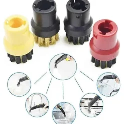 Online FMYSJ För Kärcher SC1 SC2 SC3 SC4 SC5 Ångtvätt Ersättningsdel Ångmopp Rund Borsthuvud Hemstädning (FMY) As Shown