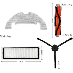 New För Mi Robot Vacuum-Mop 2 Ultra STYTJ05ZHM Dammsugartillbehör Dammpåsar Moppduk Huvudborste Sidoborste Delar