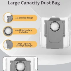 Discount För Qrevo Curv, Qrevo Edge Robotdammsugare Tillbehör Huvudborste Sidoborste Hepa Filter Moppduk Dammpåsar